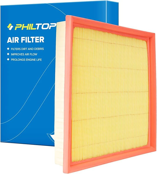 PHILTOP Engine Air Filter CA12295 Replacement for Subaru Ascent, Crosstrek, Forester, Impreza, Legacy, Outback, WRX, 2017-2022, Flexible Panel