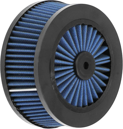 HDBUBALUS Motorcycle Air Filter Inner Element Fit for Harley Sportster Dyna Softail Touring 1 Pcs (Blue)