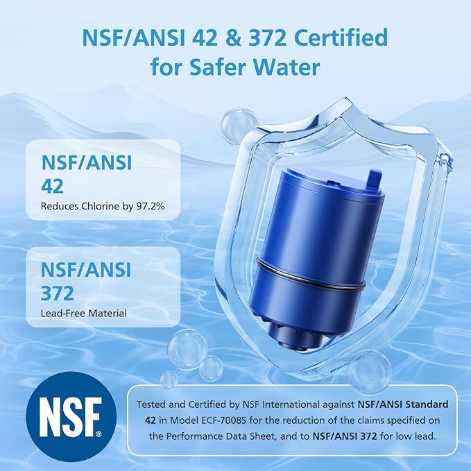 3 Pack RF9999 Faucet Mount Replacement Filter For ALL PUR/PUR PLUS Faucet Filtration Systems, 3-in-1 Powerful & Natural Mineral Filtration, Lead Removal, 9-Month Value, Blue, *NSF Certified