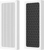 2 Pack Upgraded 3-in-1 Replacement Filter Compatible with Hamilton Beach 04383 Purifier 04384 04386A 04385 HEPA and Activated Carbon Filter, Replace Part#990051000