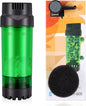 Fluidized Moving Bed Filter Bubble Bio Media Reactor for Aquarium Fish Tank with Air Stone and Sponge Filter