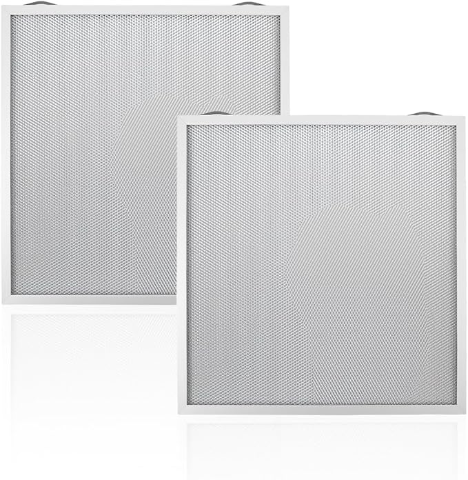 2 Pcs Grease Range Hood Filters Fit for Broan 97017415 S97017415, Aluminum Filters 14 x 13.7 x 0.4 inchs
