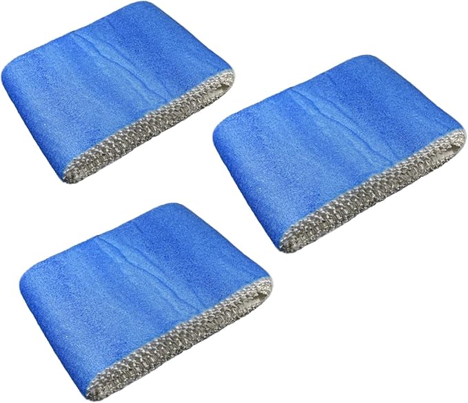 HQRP 3-Pack Filter Compatible with Walgreens 890-WGN 890WGN LEV320 HF212-UL Cool Mist Humidifiers, W889-WGN Replacement, with Blue Layer