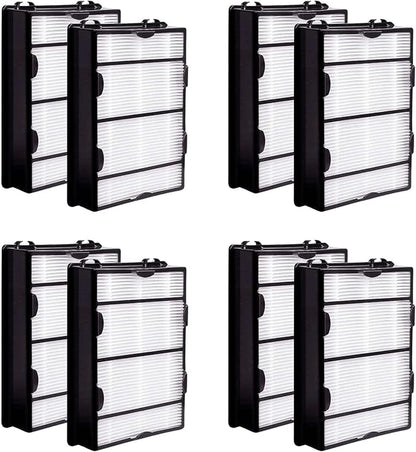 Nispira True HEPA Air Filter Replacement Compatible with Holmes Air Purifier HAPF600 HAPF600D HAPF600D-U2 Filter B, 8 Packs