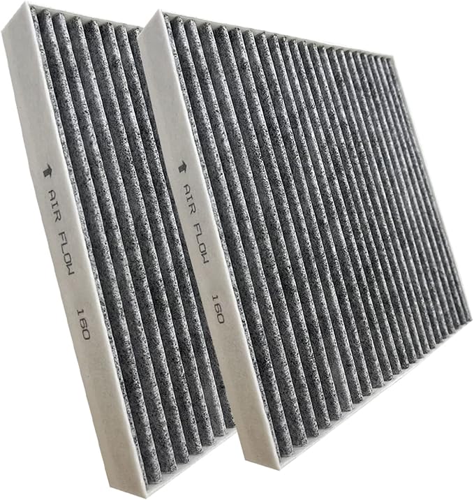 Carbon 2 Pack BW160 Cabin Air Filter for Tucson (16-21),Kona (18-22), Veloster(2019-21),VELOSTER N (2019-21),VENUE(2020-22),Sportage (2017-22),SELTOS(2021-2022),Soul(2020-2022),Replace CF12160