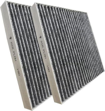 Carbon 2 Pack BW160 Cabin Air Filter for Tucson (16-21),Kona (18-22), Veloster(2019-21),VELOSTER N (2019-21),VENUE(2020-22),Sportage (2017-22),SELTOS(2021-2022),Soul(2020-2022),Replace CF12160