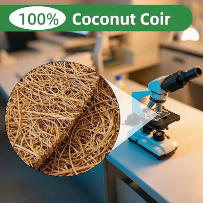 15 Packs of Kitchen Compost Bin Filters, Coconut Shell Made of Coconut Palm Material, Up to 7.25 Inches Fits Most Countertop Compost Bins