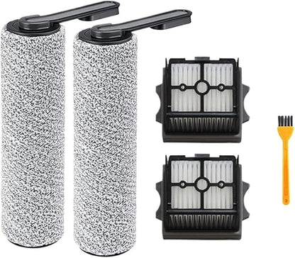Hand-held Floor Scrubbers Roller Brush Hepa Filter Parts。Compatible for Tineco Floor ONE S5 Combo 。Wet Dry Vacuum Cleaner Replacement Spare