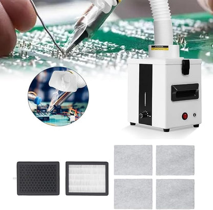Tyenaza Solder Fume Extractor Filters Replacement, 3 Stage Filtration System Consumable for Electronic Soldering Absorber Welding