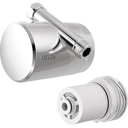 Delta Clarifi Standard Shower Filter Attachment Chrome with Additional Cartridge