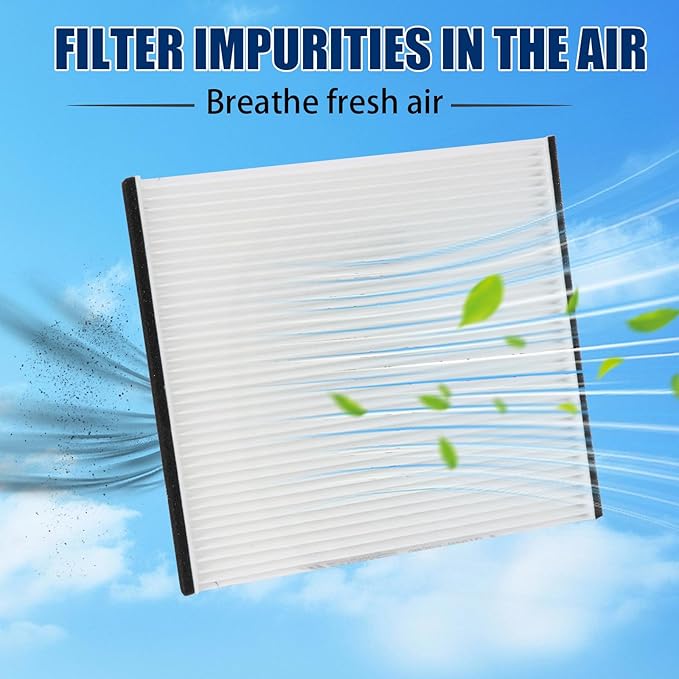 Cabin Air Filter 88568-52010 Compatible with w/Activated Carbon Fits Scion TC 2005-2010, XA 2004-2006, XB 2004-2006, Toyota Echo 2000-2005, RAV4 2001-2005