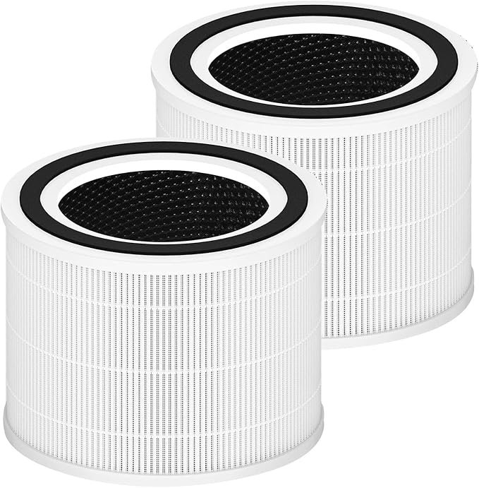 Core 300 Replacement Filter for LEVOIT Core 300 Core300-P Core 300S Core 300-P Air Purifier, Core 300-RF, 3-in-1 HEPA Activated Carbon, 2 Pack