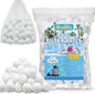 ZeeDix 3.2 lbs Pool Filter Balls for Sand Filter Pump, New Upgrade Efficient Swimming Pool Filter Sand Alternative(Equals 100 lbs Pool Filter Sand), Reusable Eco-Friendly Fiber Filter Media Balls