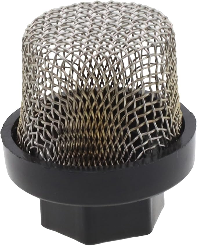 Inlet Suction Strainer Mesh Filter for Airless Sprayer 390 395 495 595, Replacement Hose Filter with Nylon and 304 Stainless Steel Construction, Effortless Installation,（B）