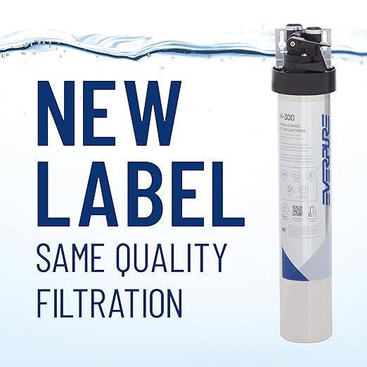 Pentair Everpure H-300-NXT Drinking Water System, 300 Gallon Capacity, Reduces Chlorine Taste & Odor, Lead, VOCs, Sediment, NSF Certified, Made in USA