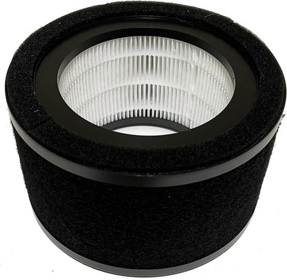 Nispira Replacement Filter L True HEPA + Activated Carbon Pre Filter Compatible with GermGuardian Air Purifier AC4200W FLT4200, 1 Pack