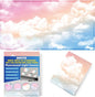Fluorescent Light Covers - Classroom Covers for Ceiling Lights, 1 PCS 4 x 2 Feet Magnetic Light Filters, Classroom, Office Decor (Rainbow)