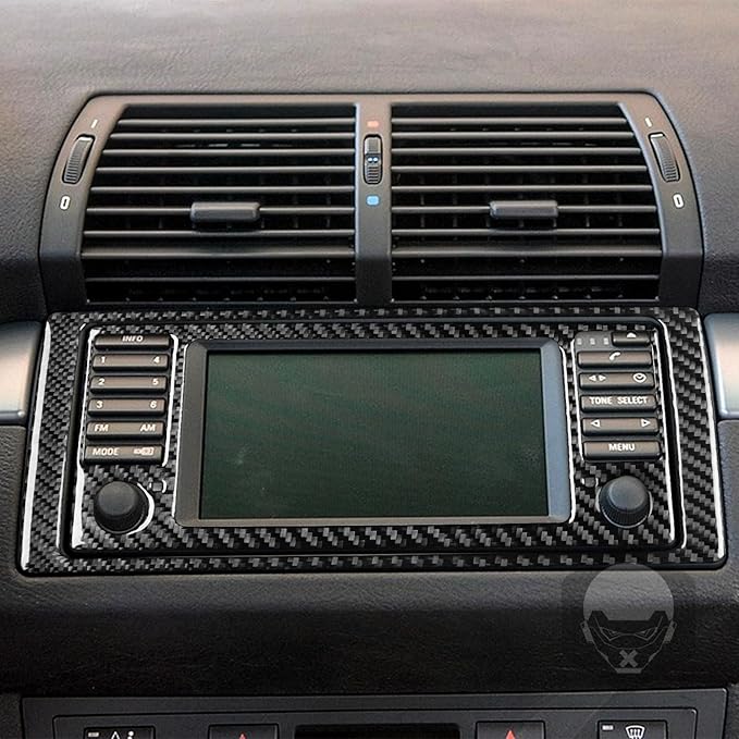 Carbon Fiber Interior Full Compatible with BMW X5 CD Panel-1