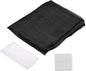 PATIKIL 47" x 39" Air Conditioner Air Filter Material, Plastic Dustproof Filtering Screen with Filtration Film for Air Conditioning, Black