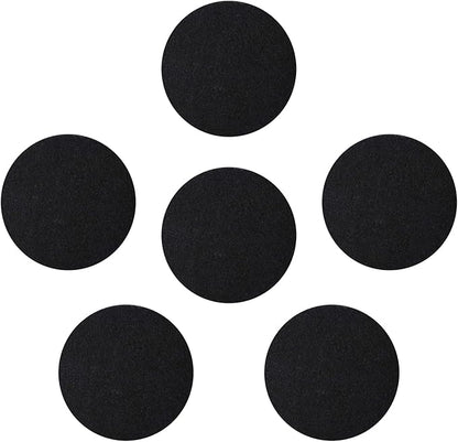 Eagles 6 Pack Charcoal Filters for Compost Bucket, 6.5 Inch Double Thinck 0.4 Inch Compost Filters for Countertop Bin, Round Activated Carbon Filter Bio Bucket Filter Universal Size