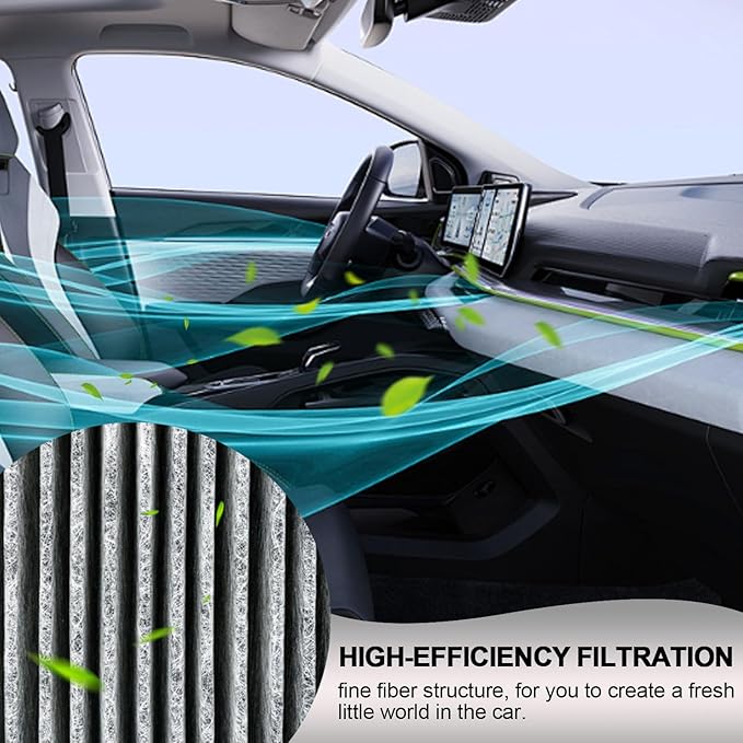 FUN-DRIVING Engine Cabin Air Filter for Hyundai Tucson (2016-2021),Sportage (2017-2022)