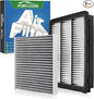 Cabin&Engine Air Filter Fit for TUCSON (16-21), SPORTAGE (17-22) Cabin Filter Engine Air Filter 97133-D1000 CA12065 Replacement Car Accessories (2PCS)
