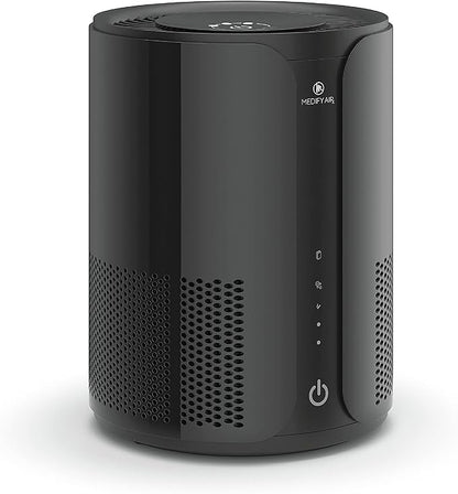 Medify MA-18 Air Purifier with H13 HEPA Filter - a Higher Grade of HEPA for 400 Sq. Ft. (99.9%) | Perfect for Office, Bedrooms, Dorms or Baby Nurseries - Black, 1-Pack