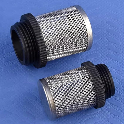 Durable 304 Stainless Steel Water Filter Screen - 1/2" to 2" External Thread for Aquariums, Ponds, Hydroponics(10Pcsx3/4In)