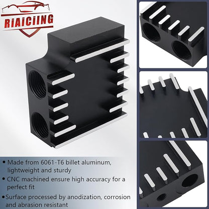 Thermal Bypass Valve Upgrade with Billet Filter Coupler Fit for 2019-2024 Ram 6.7L Cummins Diesel with 68RFE or Aisin AS69RC Transmission