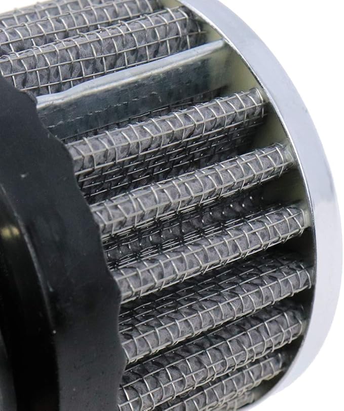 25mm Inlet Motorcycle Air Filter Replacement Cylindrical Intake Mesh Filter Accessory