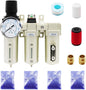 3/4" NPT Industrial Grade 3 Stage Drying System Filter, Coalescing Filter, Desiccant Dryer, Auto Drain, Compatible with Paint Spray, Plasma Cutter (3/4" NPT)