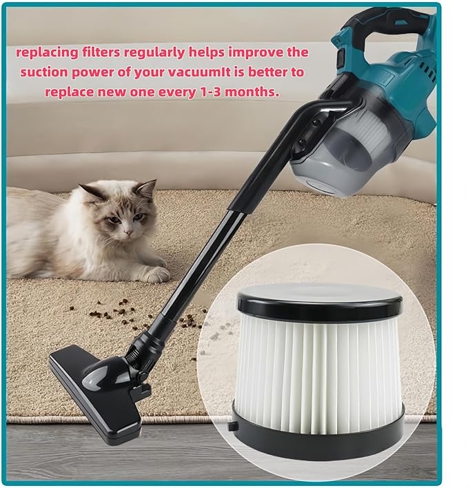 DCV501HB DCV5011H Replacement HEPA Filters. Compatible With DEWALT 20V Vacuum Cordless Handheld Vacuum Filter. Compared To Part DCV5011H DCV501HB Filter. Washable And Reusable Kits.4 Packs