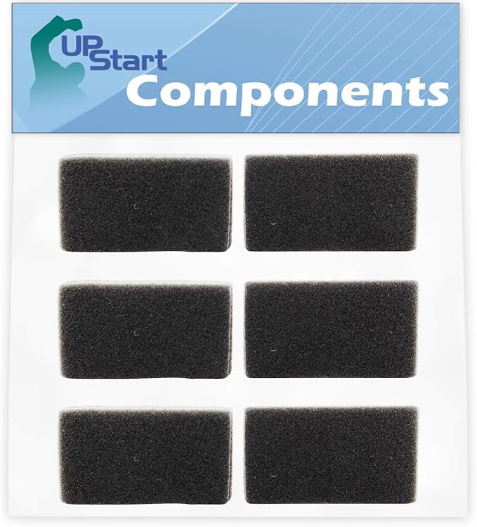 6 UpStart Components Replacement for Respironics Foam Filters for Remstar Plus, Bipap Auto M Series, Pr System One Remstar Pro, Pr System One Remstar