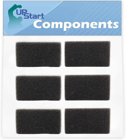 6 UpStart Components Replacement for Respironics Foam Filters for Remstar Plus, Bipap Auto M Series, Pr System One Remstar Pro, Pr System One Remstar