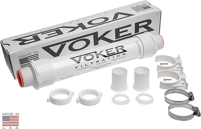 Voker Holding Tank Vent Filter New Installation Kit (1-1/2") - Made in The USA