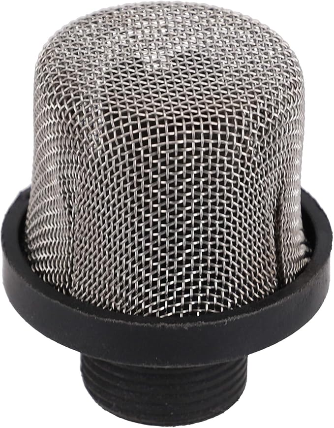 Metal Inlet Suction Strainer Mesh Filter for Sprayer Protection, Replacement Coating Debris Filter with Metal and Plastic Construction, 288716