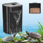 Turtle Tank Filter Internal Power Aquarium Filter Low Water Level Biofiltration 290GPH Large Fish Tank Filter for 30 to 55 Gallon Aquarium Turtle Shrimp Frog