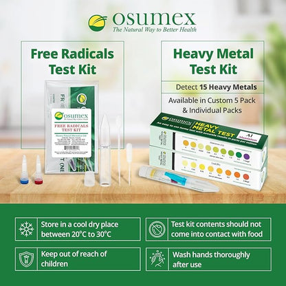Heavy Metal Test Copper Test Kit Regular 1 Pack - at Home Water Testing Kits for Drinking Water, Heavy Metal Test Kit Water Tester, Copper Water Testing Kit for Water, Food, Urine, & Other Materials