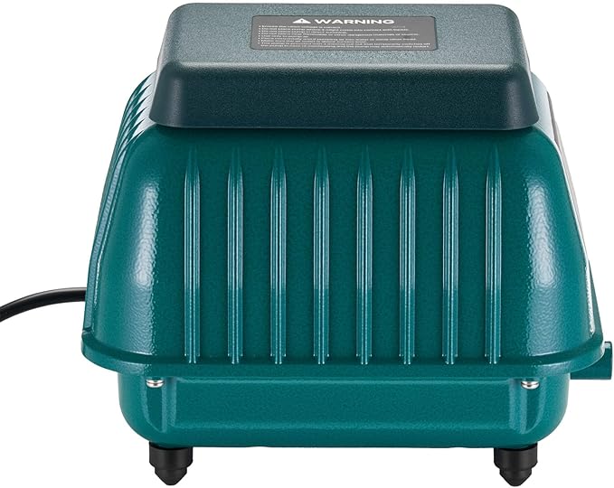 VEVOR Linear Air Pump 1110 GPH | Pond Aerator & Septic Tank Pump for 10ft Deep Water | for Wastewater Treatment, Fish Farms, Hydroponics, Aquariums, Restaurants