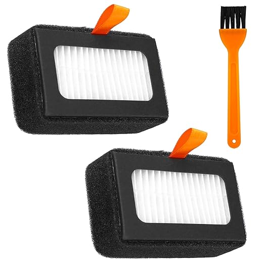 2pcs 3D Printer Air Filters with Cleaning Brush, Activated Carbon Combo Air Filter Replacement Practical 3D Printer Accessories for Bambu Lab X1/P1 Series