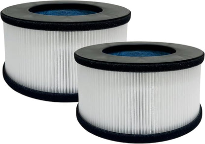 Nispira AF-3222 Replacement Filter for Bulex AF-3222 Air Purifier 2-in-1 True HEPA Removes Smoke, VOCs, Odor 2 Packs