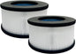Nispira AF-3222 Replacement Filter for Bulex AF-3222 Air Purifier 2-in-1 True HEPA Removes Smoke, VOCs, Odor 2 Packs