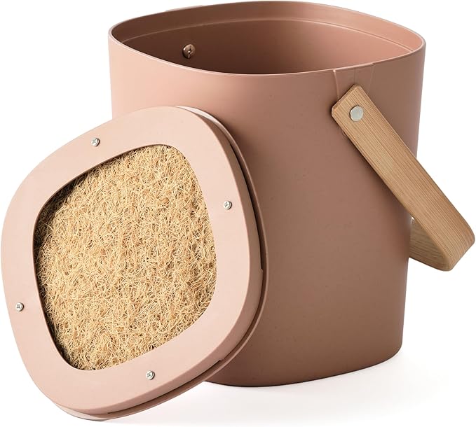 Bamboozle - Plant-Based Filter Set for Your Composter | Set of 6 Filters for The Bamboozle Compost Bin | One Year of Filters | Dishwasher Safe