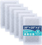 20x25 Replacement Filter Pads Compatible with Dynamic Air Cleaner 20x25,Electrostatic Fiberglass Activated Carbon White (6 Pack)