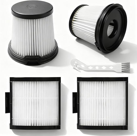IW3511 IW1120 Filters for Shark Detect Pro Vacuum IW4625 IW3120 IW3615, 2 HEPA Filter + 2 Pre-motor Dust Filter, Shark Vacuum Filter Replacement