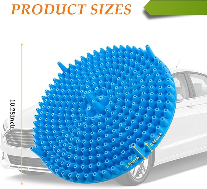 Car Wash Bucket,10.28 Inch Diameter Car Wash Filter for Collecting Sediment & Grit,Universal Essentials Car Cleaning Accessories for Most Cars Trucks SUVs (Blue)