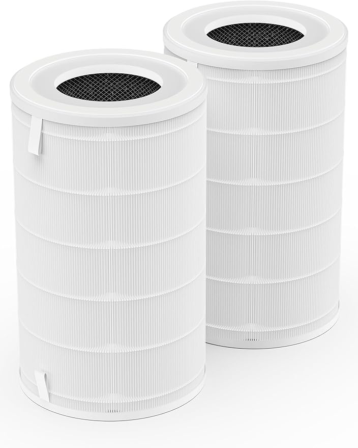1000 Replacement Filters Compatible with Air Doctor 1000 Air Purifier, 2-Pack Integrated Filters with High-Efficiency Filter, Activated Carbon, and Pre-Filter - Compare to ADF1001 & ADF1002