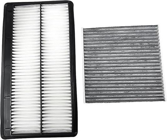 For Engine & Cabin Air Filter For Acura MDX 3.5L (2022-2024), Pilot 3.5L (2023-2024). Replacement for CP182, CF11182, 80291-T5R-A01, 1722061AA00.