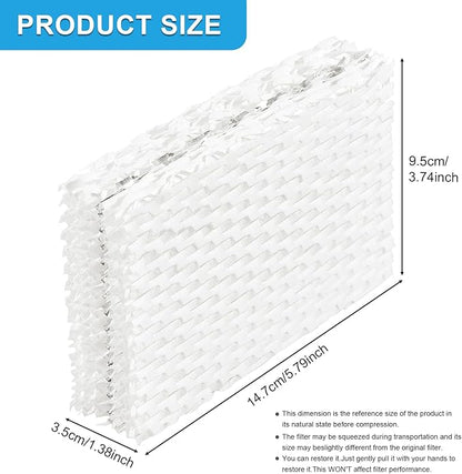 2Pcs WF813 Humidifier Filters Replacement Wick Filter Compatible with Equate EQWF813 EQ-2119-UL Relion RCM-832 RCM-832N ProCare PCWF813 PCCM-832N Protec WF813 Cool Mist Humidifier
