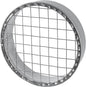 Repa Market Ø5 Inch Duct Cover – Galvanized Steel Round Duct Cap with Mesh Screen – HVAC Exhaust or Intake Vent – Exterior Pipe Air Outlet – Spiral Ventilation Ducting Metal End Plug